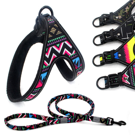 Colorful Comfort Dog Harness