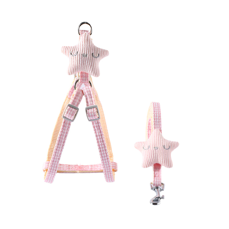 Cute And Simple Starfish Dog Pet Harness Leash