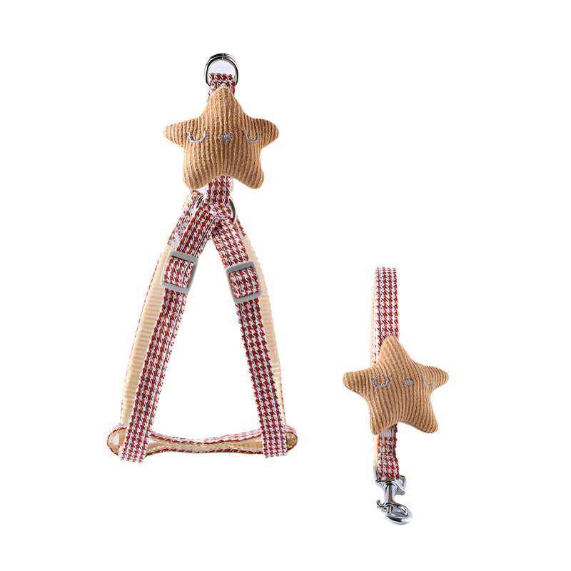 Cute And Simple Starfish Dog Pet Harness Leash