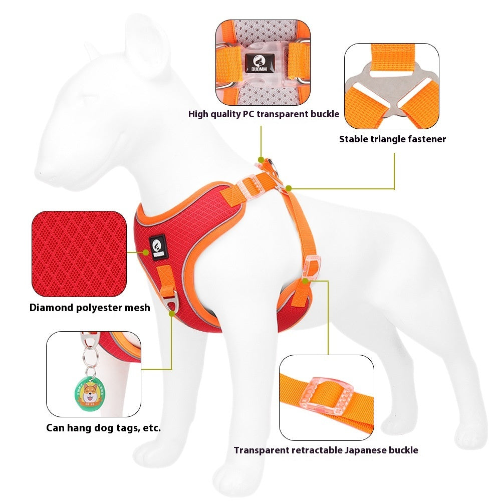 Pet Dog Harness Adjustable
