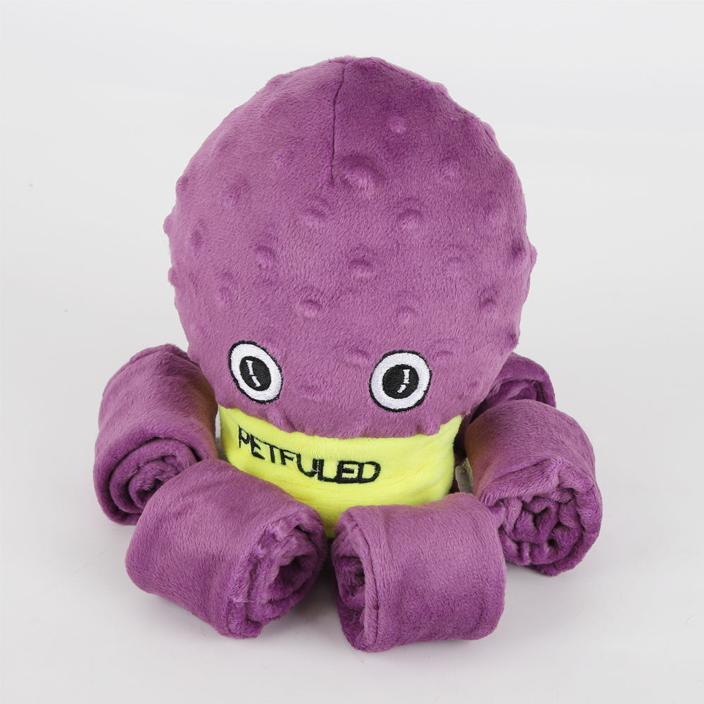 Interactive snuffle octopus toy - Iq training & slow feeder for dogs