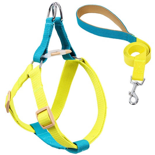Color Pet Drawstring Leash and harness