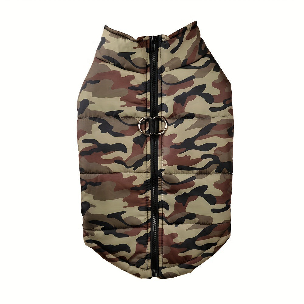 Winter Thickened Dog Camouflage