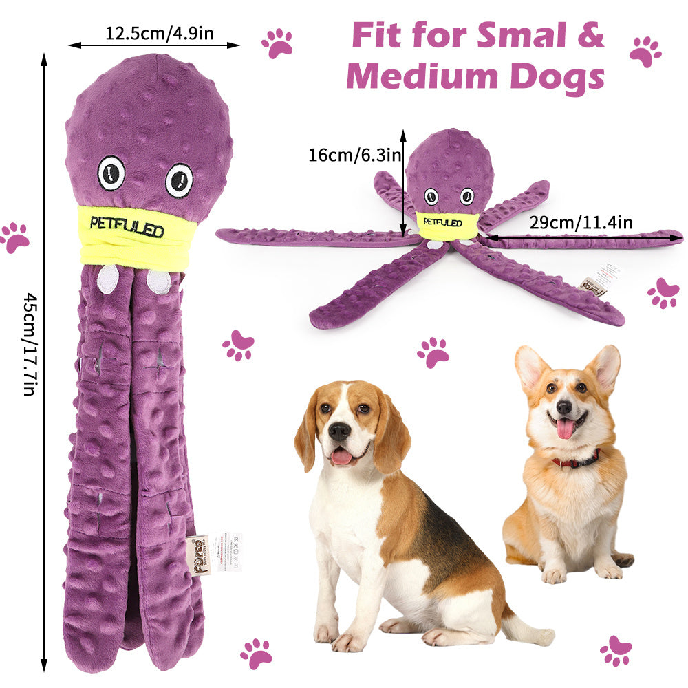 Interactive snuffle octopus toy - Iq training & slow feeder for dogs