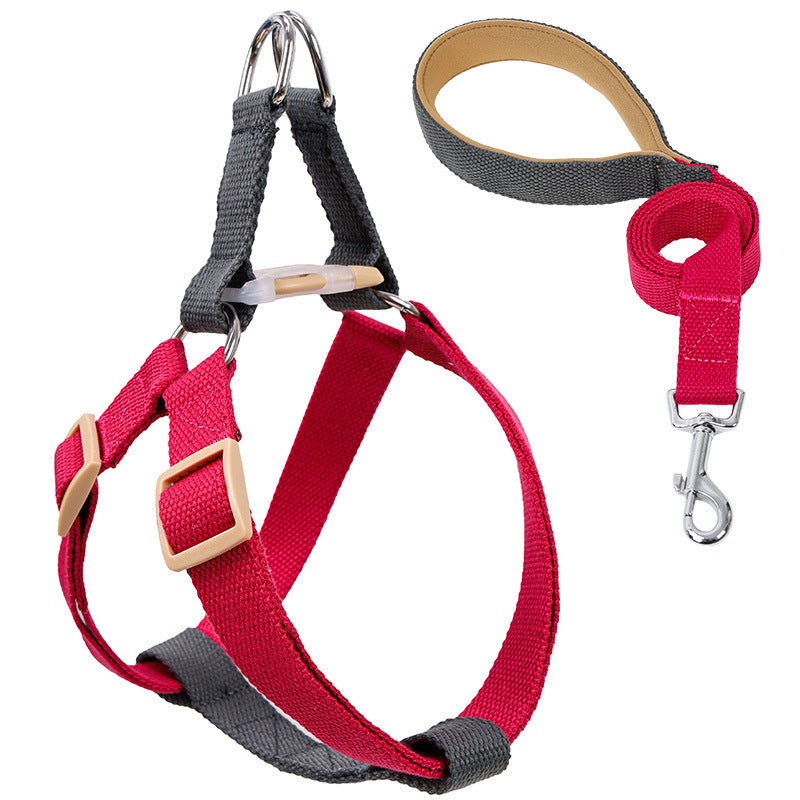 Color Pet Drawstring Leash and harness