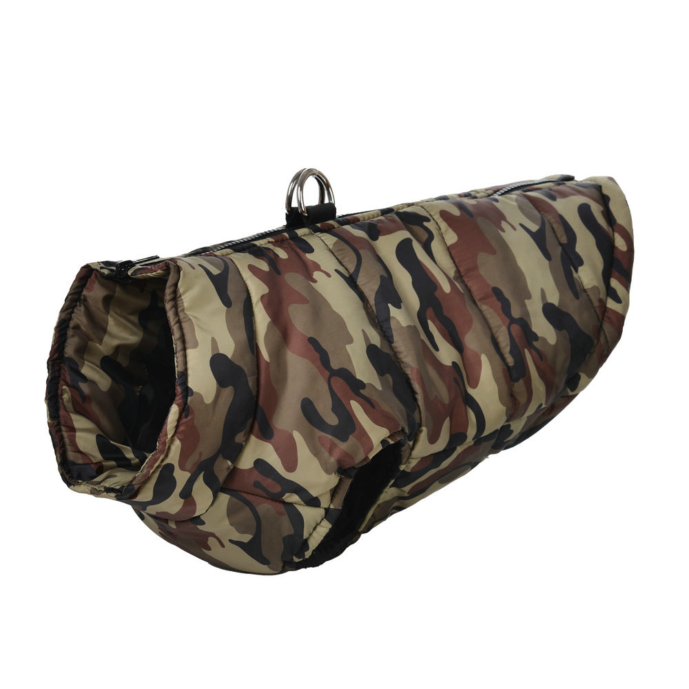 Winter Thickened Dog Camouflage