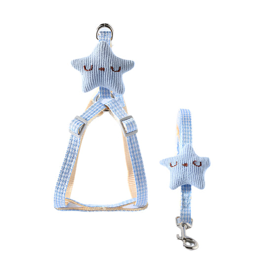 Cute And Simple Starfish Dog Pet Harness Leash