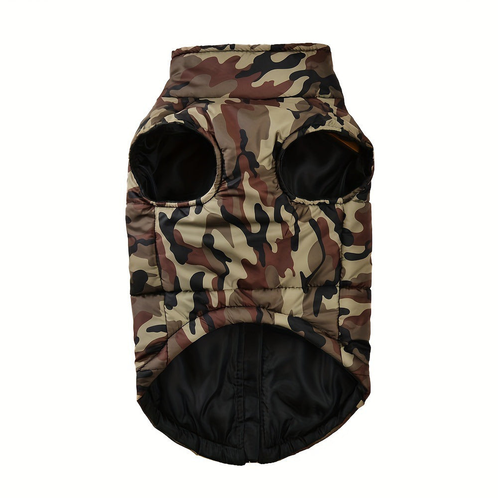 Winter Thickened Dog Camouflage