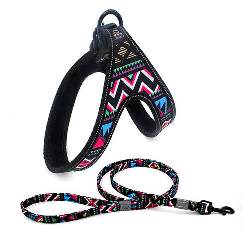 Colorful Comfort Dog Harness