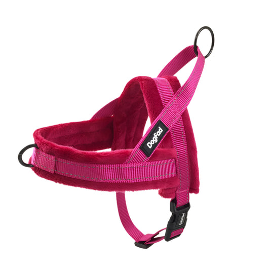 Fleece Adjustable Vest With Pet Chest Harness