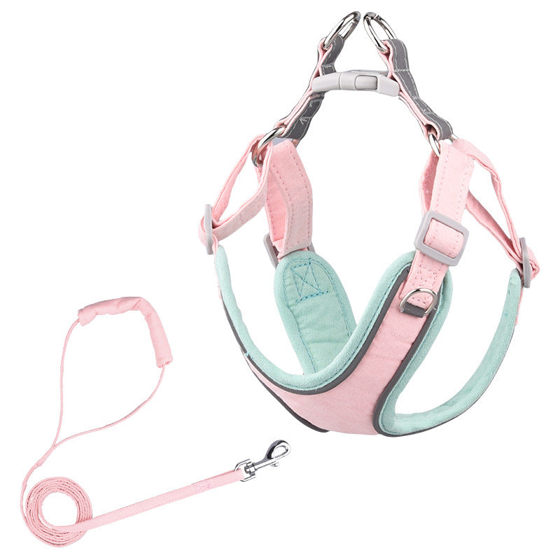 Elegant dog harness